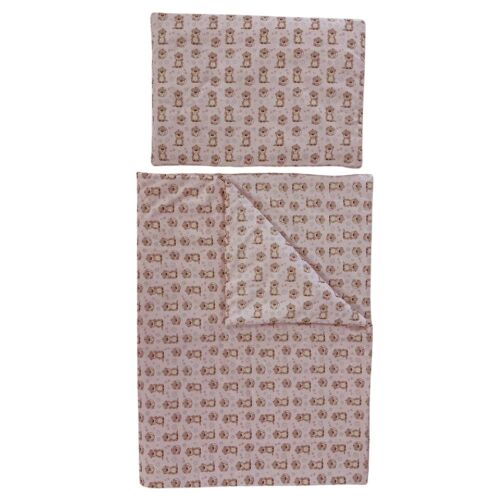 Soffi Baby ágynemû szett 2 részes 135x90 - 40x60cm Hód rózsaszín 137360958