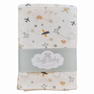 Soffi Baby takaró pamut dupla repülõk 80x100cm 137361140 - Soffi Baby