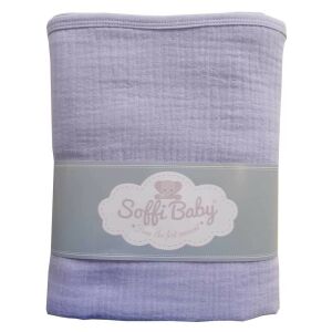 Soffi Baby takaró muszlin dupla kék 70x90cm 137361179 - Soffi Baby