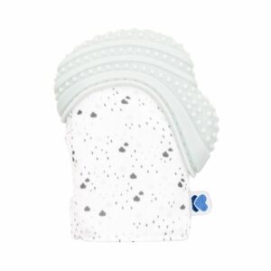 Kikkaboo bébikesztyû szilikonos rágókával Szavanna kék 137362115 - Rágóka