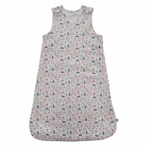 Soffi Baby ujjatlan hálózsák bélelt pamut Happy Bear piros 56-62 137362155 - Soffi Baby