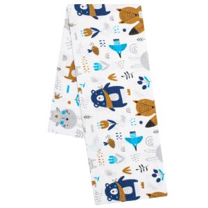 New Baby pelenka flanell erdõ fehér 137363589 - Textil pelenka
