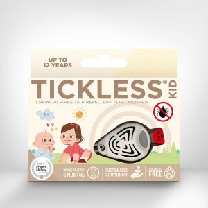 Tickless Kid ultrahangos kullancsriasztó babáknak és kisgyerekeknek Beige 137364368 - TickLess