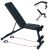 Pepita Multifunctional Workout Bench with Resistance Bands - full view and folded
