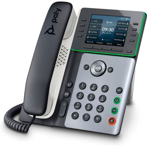 Poly Edge E350 IP-telefon PoE-támogatással