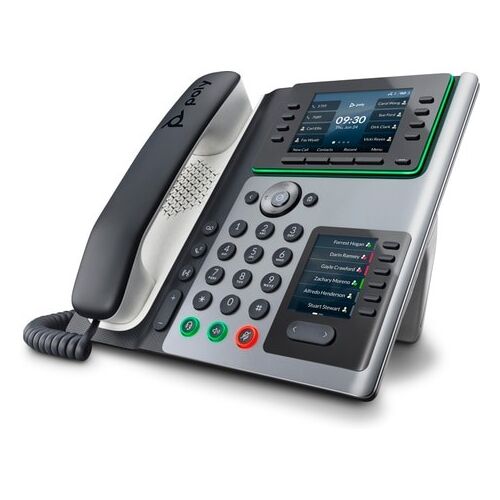 Poly Edge E400 IP-telefon PoE-támogatással