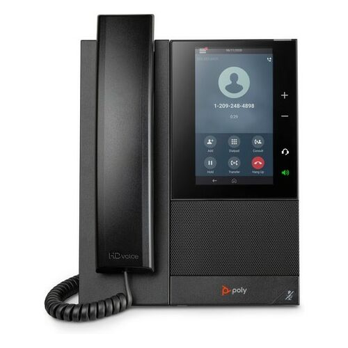 Poly CCX 505 üzleti médiatelefon Open SIP- és PoE-támogatással