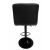 Reduced in value! - Modern Eco-leather Barstool with height adjustable 1pc black 137367104