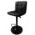 Reduced in value! - Modern Eco-leather Barstool with height adjustable 1pc black 137367104