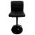 Reduced in value! - Modern Eco-leather Barstool with height adjustable 1pc black 137367104