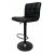 Reduced in value! - Modern Eco-leather Barstool with height adjustable 1pc black 137367104