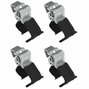 Snap-on tetőcsomagtartó rögzítő konzolok, 4 darabos szett, flush sínekhez - Tetőcsomagtartó