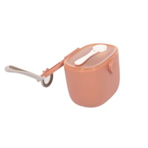 Bo Jungle Nomadic Brown tejporos doboz, 500 ml, hordozható, könnyen tisztítható, kanállal - Bo Jungle