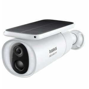 Камера за наблюдение със соларен панел Baseus S1, 2K HD, AI откриване, Автоматично слънчево проследяване, Нощно виждане, 10400 mAh батерия, Двупосочно... 144942459 - Декорация