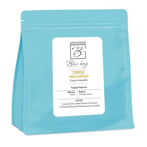 Blue Bag Coffee - Toffee Single Espresso - 250гр Зърна 137373799