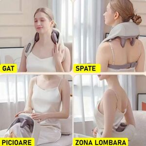 SIKS Shiatsu masszírozó nyakra, hátra, lábakra és deréktájra - SIKS