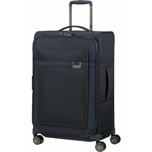 Samsonite Airea Spinner rozšíriteľný stredný kufor, tmavomodrá, 67cm