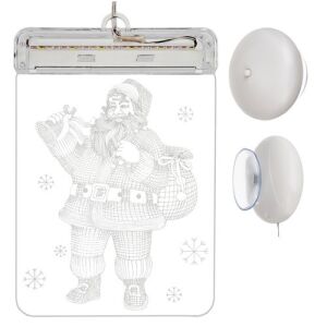 Ólomüveg LED 3D - Mikulás 137381018 - Lămpi decorative