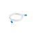 Lanberg PCF6A-10CC-0050-W 0.5M White S/FTP Cat6a Network Cable