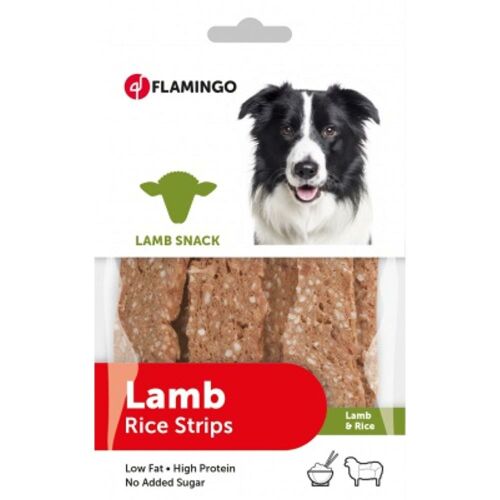 Flamingo Lamb Snack - bárányos és rizses csíkok 85 g 137389660