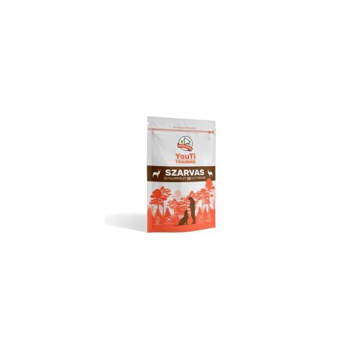 Farkaskonyha YouTi Training szarvas ízű jutalomfalat kutyáknak, 100g - Farkaskonyha