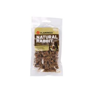 Flamingo Nature Snack - kockázott nyúl 80 g 137389949 - Flamingo
