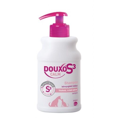Douxo S3 Calm sampon kutyáknak és macskáknak, 200ml, nyugtató és viszketés elleni formula