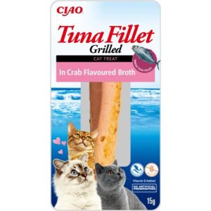Inaba Cat Grilled Tuna Fillet - rák ízesítésű levesbe mártva 15 g 137390376 - Inaba