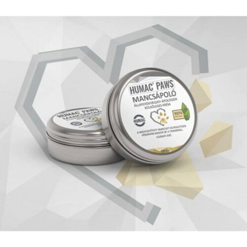 Humac Paws mancsápoló kutya krém, 50ml tégely, természetes mancsápolás - Mancsápoló