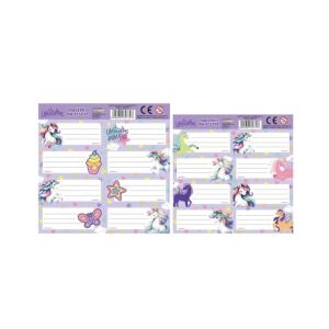 Unikornis füzetcímke 8db-os (NNZJR16) 137392286 - Füzetcímke