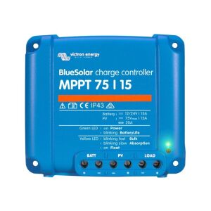 MPPT 75/15 Bluesolar 15A Victron Energy napelemes töltő, SCC075015060R 137394010 - Victron Energy