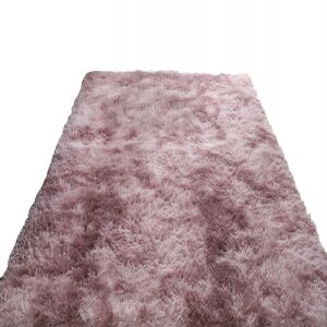 Covor roz pufos shaggy, textură moale, 120x170 cm - Design interior