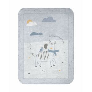 Kikkaboo takaró polár 80x110cm  zebra 137399696 - Babatakaró