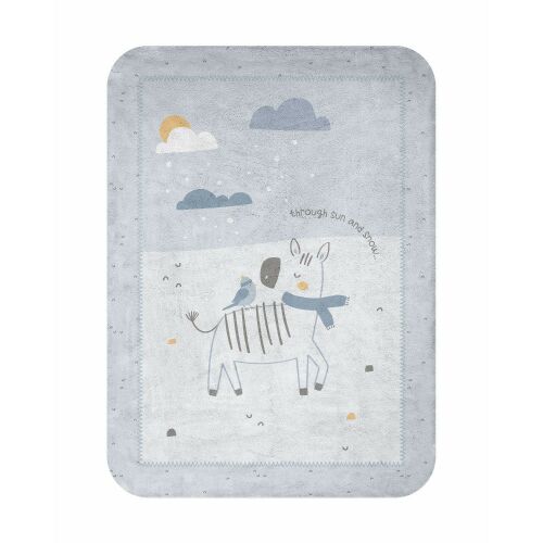 Kikkaboo takaró polár 80x110cm  zebra 137399696