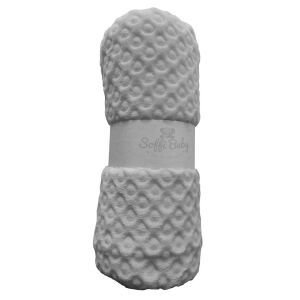 Soffi Baby takaró plüss dupla szürke 75x100cm 137399879 - Babatakaró