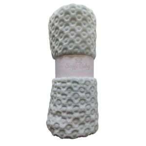 Soffi Baby - Zöld Dupla Plüss Babatakaró - 75x100cm 137400252 - Soffi Baby