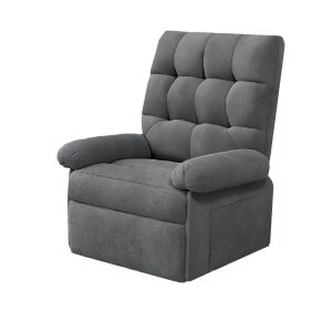 Dollcini grauer elektrischer Relaxsessel mit Aufstehfunktion und Fernbedienung - Sofas