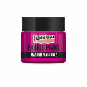 Pentart Neon Pink Textilfesték 30ml - Mosógépben mosható - Pentart
