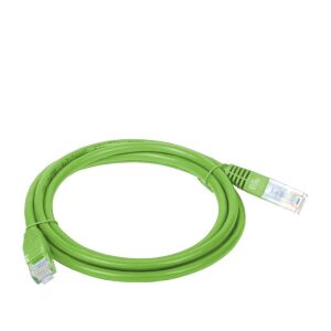 Alantec KKU5ZIE0.5 hálózati kábel Zöld 0,5 M Cat5e U/UTP (UTP) 137400428 - UTP kábel