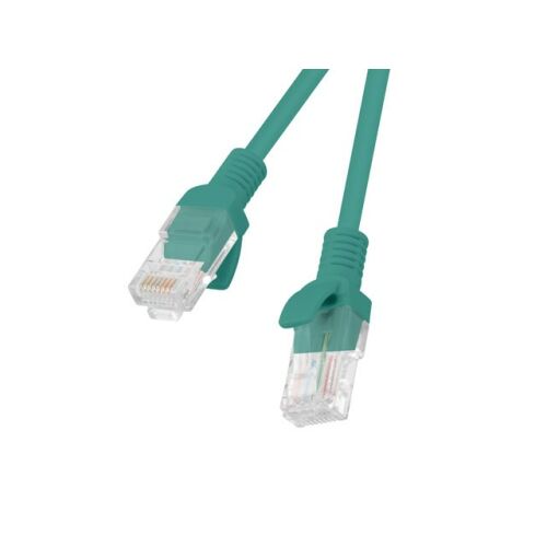Patchcord kat.6 uTP 1.5m Zielony Fluke aprobat Lanberg pachet de 10 137401702