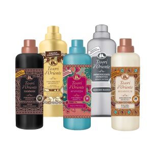 Sada 5 aviváží Tesori d'Oriente: Ayurveda, Byzancia, Hammam, Biele pižmo, Vanilka a zázvor - Pranie