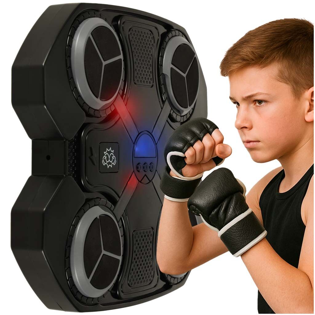 E-shop Tréningový disk na boxerskú stenu s hudbou, Bluetooth a LED funkc...