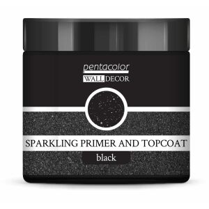 Pentart WD Csillogó alapozó és bevonó 500 ml fekete