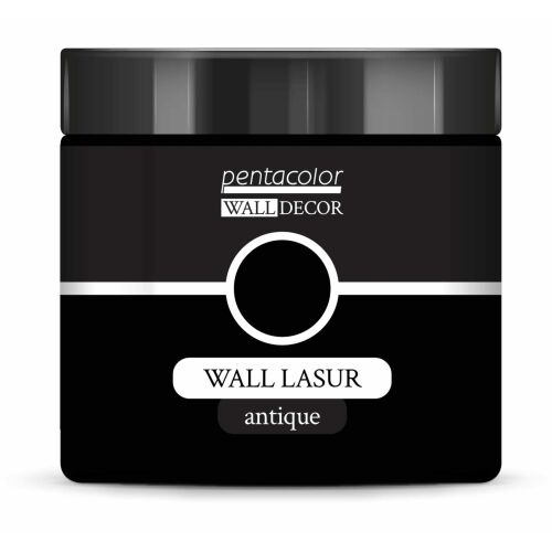 Pentart Wall Decor Antik Fekete Fallazúr 500ml - Beltéri falfesték