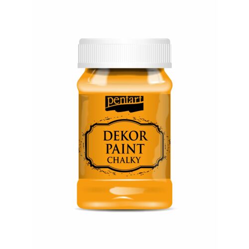 Pentart Dekor Krétafesték 100ml - Narancssárga krétafesték bútorhoz - Pentart