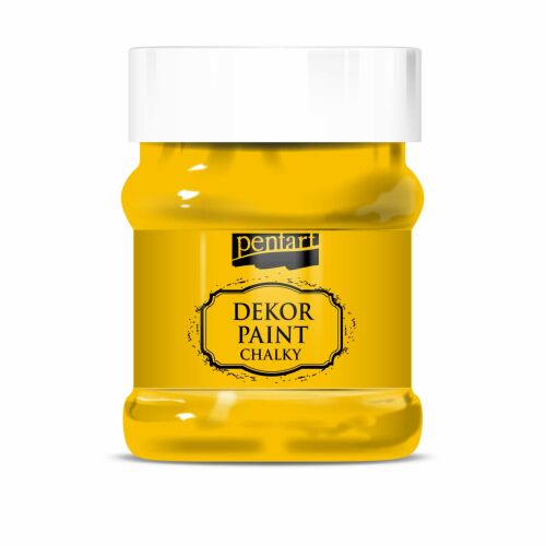 Pentart Dekor Krétafesték 230ml - Napsárga - Hobby festék