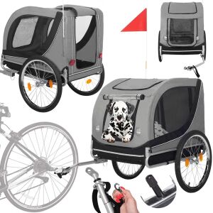 Kolaż przyczepki rowerowej dla zwierząt Ha5259 z psem w środku - Akcesoria rowerowe