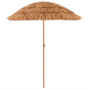 Springos Bu0023 200cm кафяв плажен чадър от слама - Сенник