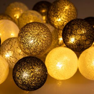 Oświetlone lampki sznurkowe Springos CL4065 z ciepłymi białymi diodami LED - Springos