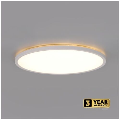 Nivera runde LED-Deckenleuchte mit Bewegungssensor und Licht 12W, 1200lm, IP54, warm/neutral/kaltes Licht, weiß, Kobi 137407388